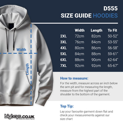 D555 Plus Size Hamilton Graphic Zip Hoodie Denim