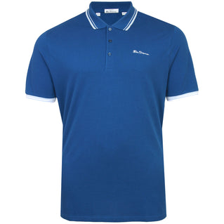 Ben Sherman Plus Size 1012790 Signature Polo Royal Blue