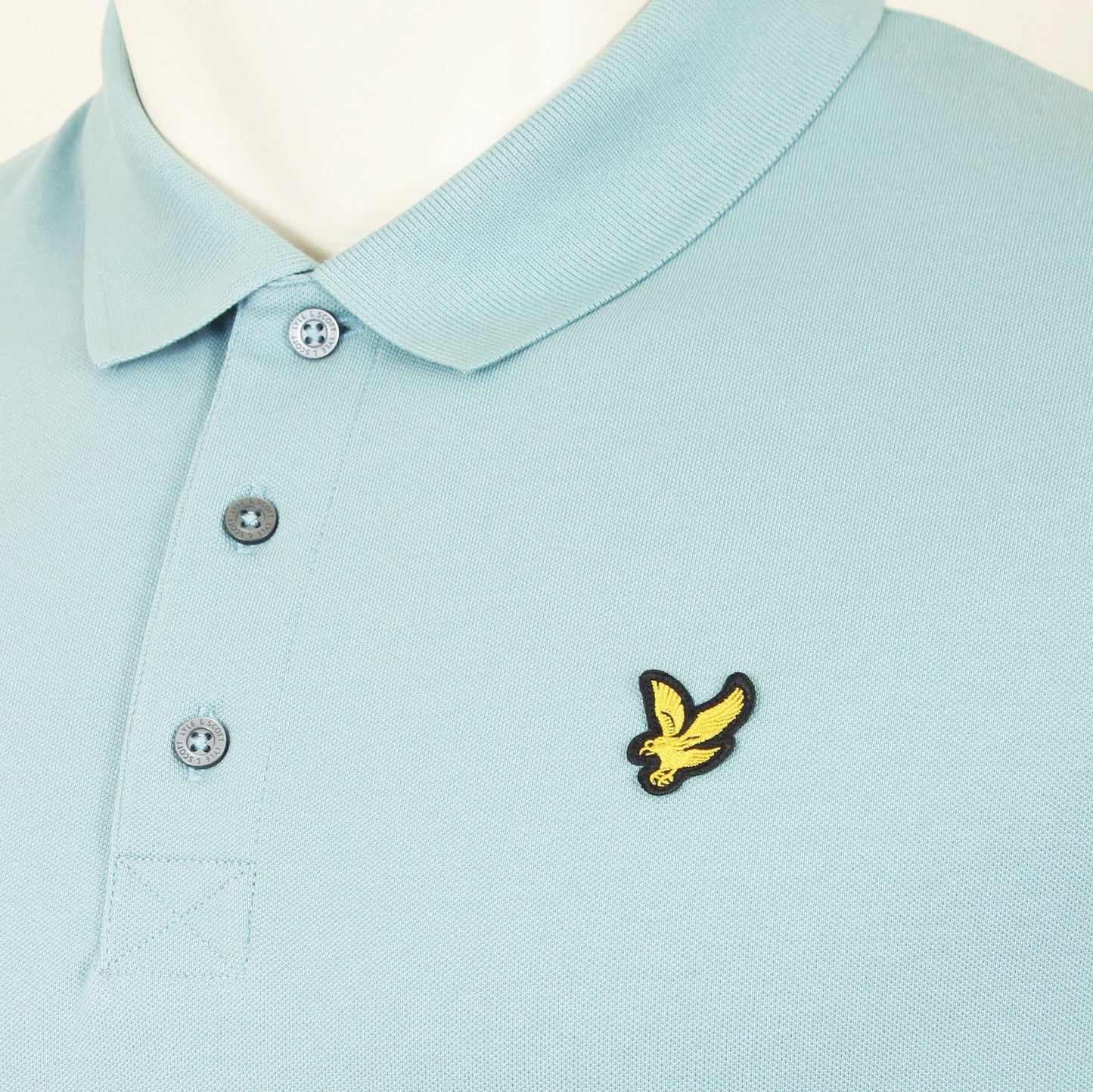 Lyle & Scott Plus Size SP400 Plain Polo Blue Smoke