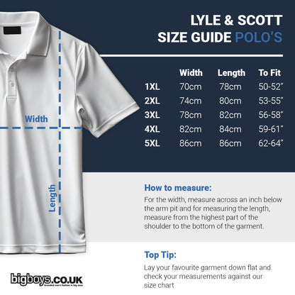 Lyle & Scott Plus Size Crest Tipped Polo Seaweed