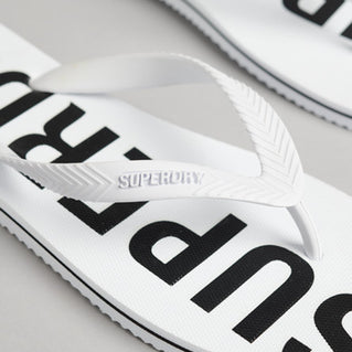 Superdry Code Essentials Flip Flops White