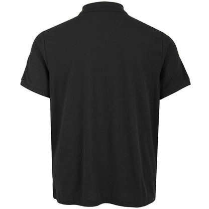 Plus Size Ojkb0005 Plain Polo True Black