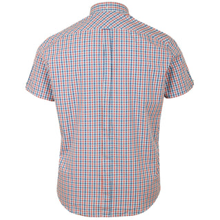 Ben Sherman Plus Size 59144 House Check S/S Shirt Pale Blue