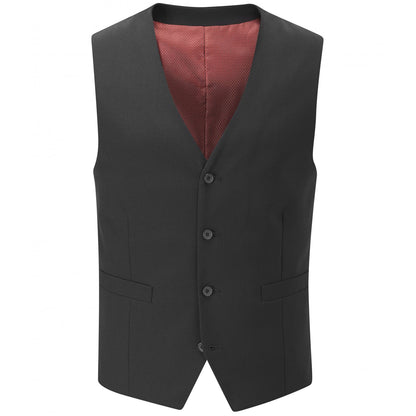 Plus Size Mm1327 Darwin Waistcoat Black