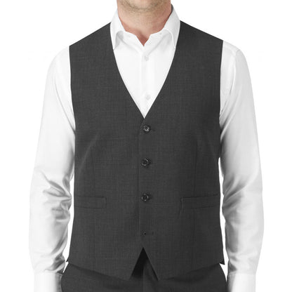 Plus Size Mm1331 Darwin Waistcoat Charcoal