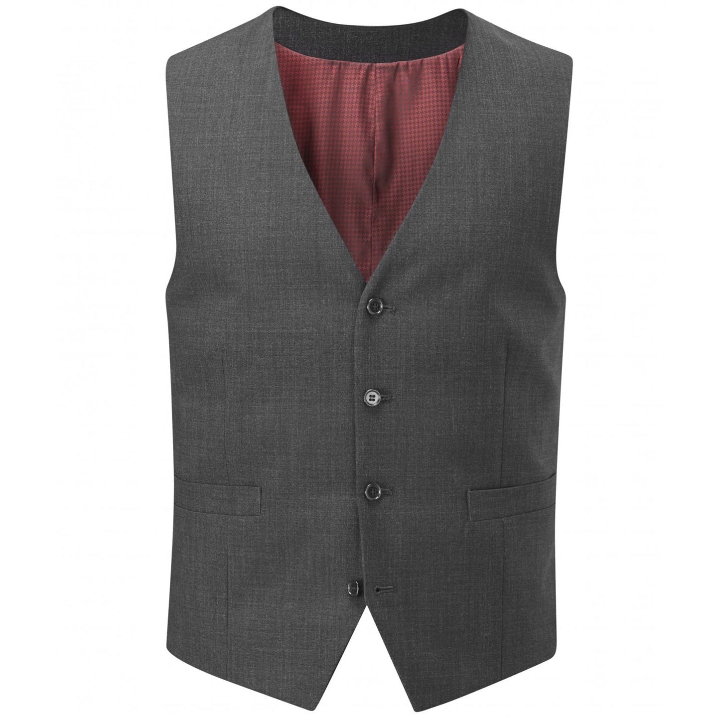 Plus Size Mm1331 Darwin Waistcoat Charcoal