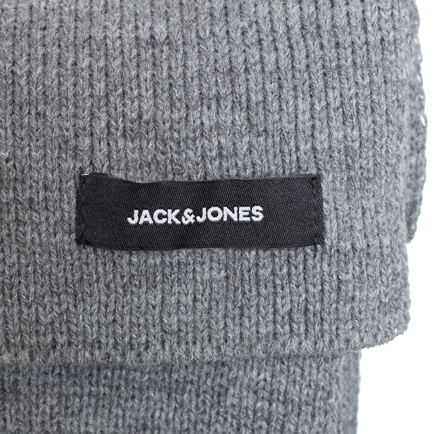 Jack & Jones DNA Knitted Scarf Grey Melange