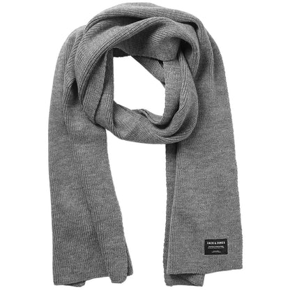 Jack & Jones DNA Knitted Scarf Grey Melange