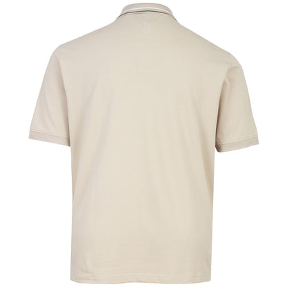 Tommy Hilfiger Plus Size Placket Interest Polo Sandalwood