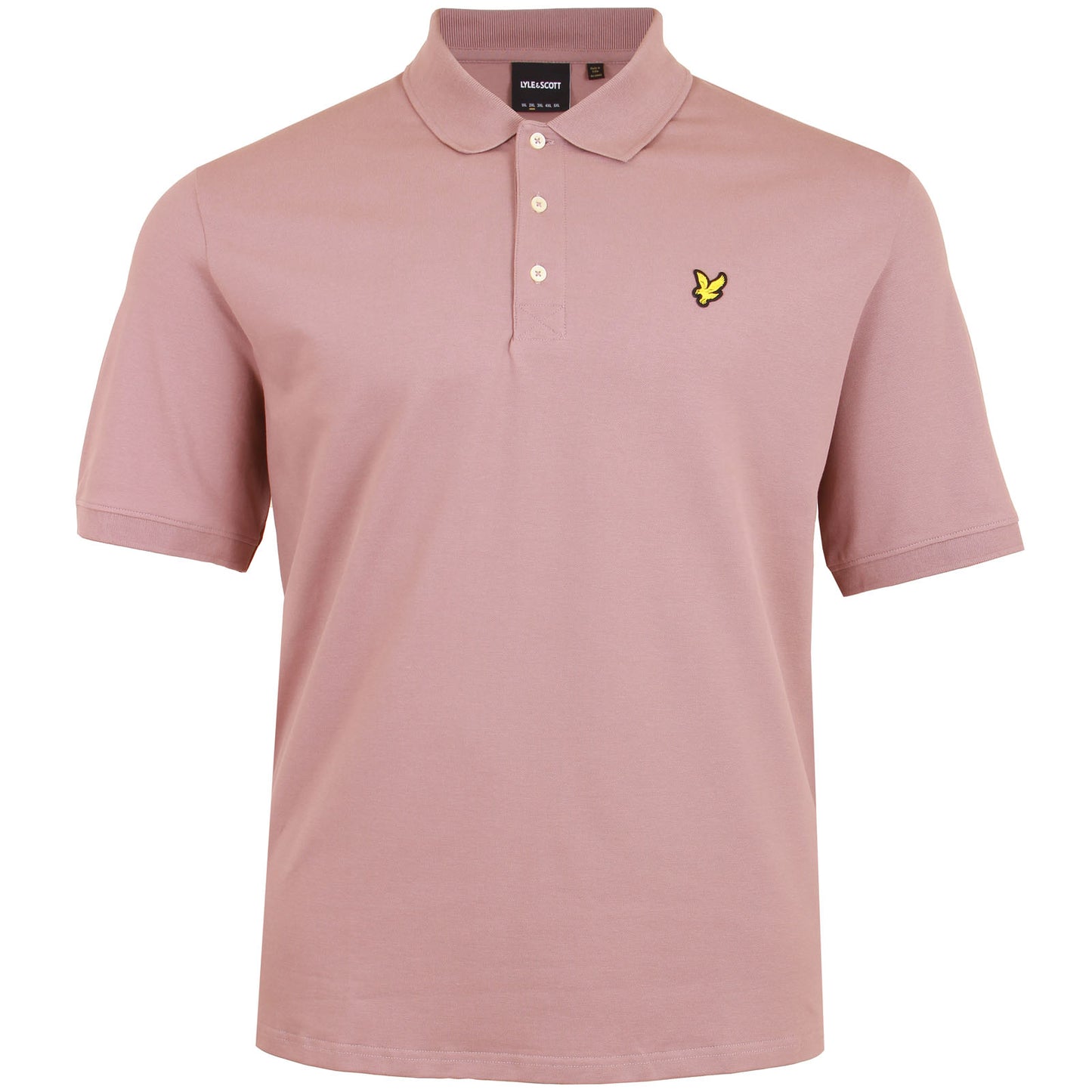 Lyle & Scott Plus Size Sp400 Plain Polo Hutton Pink