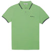 Plus Size 77487 Signature Tipped Polo Grass Green