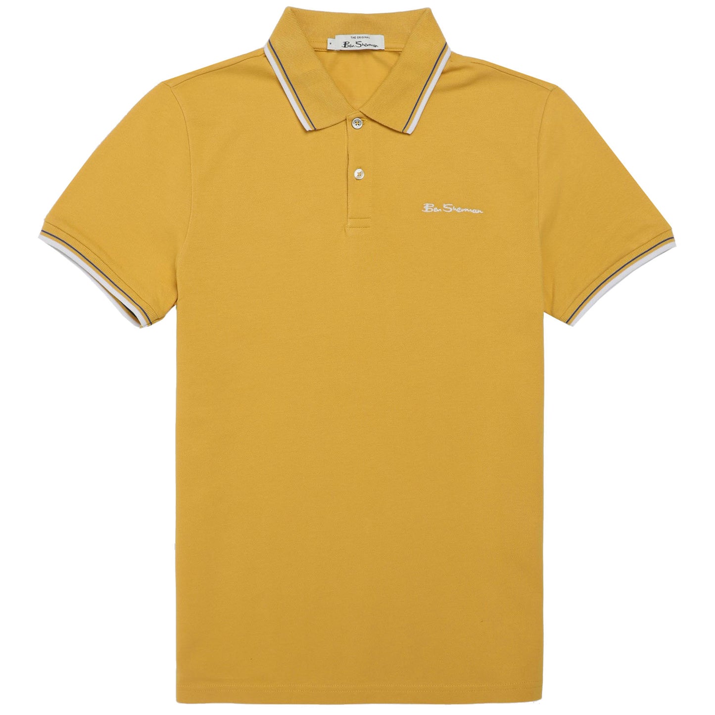 Plus Size 77487 Signature Tipped Polo Sunflower