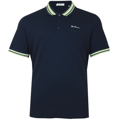 Plus Size 70758 House Collar Polo Dark Navy