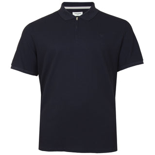 Jack & Jones Plus Size Johhny Half Zip Polo Night Sky