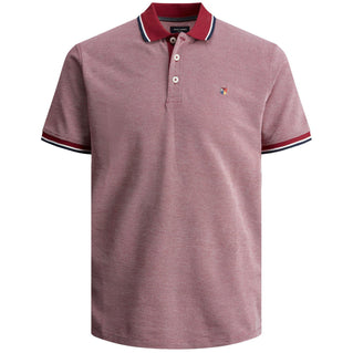 Jack & Jones Plus Size Win Polo Red Dahlia