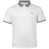 Plus Size Lb1029 Two Tone Polo White