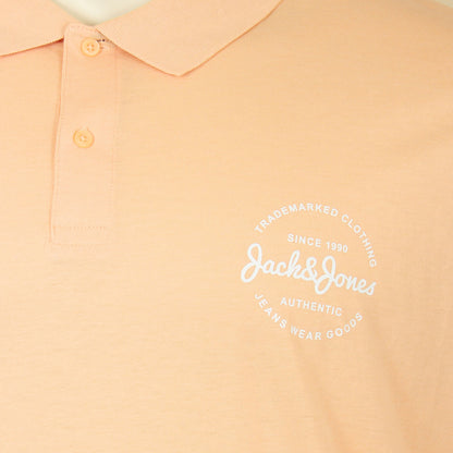 Jack & Jones Plus Size Forest Polo Apricot Ice