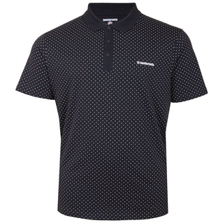 Lambretta Plus Size Lb1323 Polkadot Polo Navy