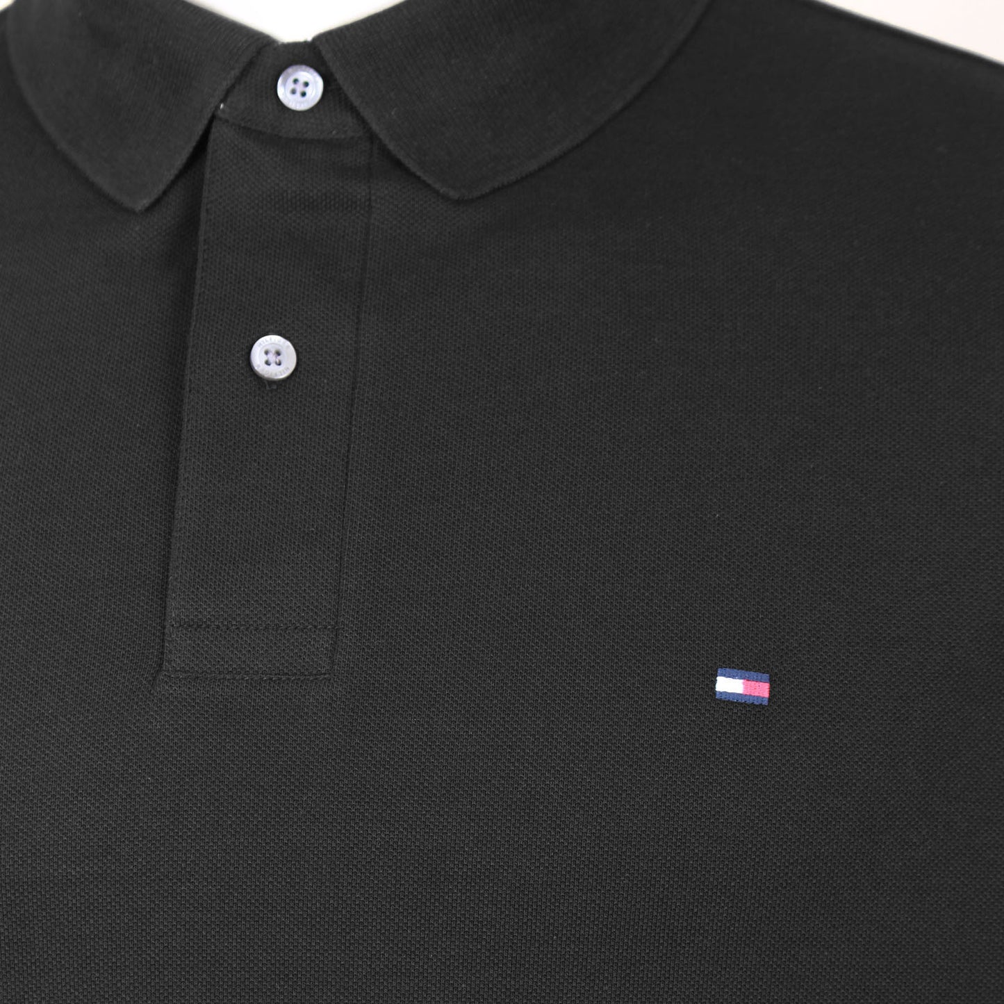 Tommy Hilfiger Plus Size 1985 Regular L/S Polo Black