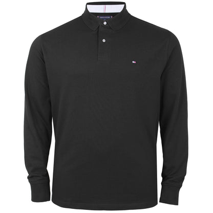 Tommy Hilfiger Plus Size 1985 Regular L/S Polo Black