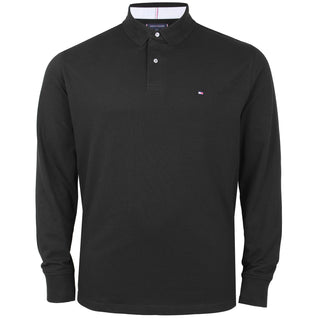 Tommy Hilfiger Plus Size 1985 Regular L/S Polo Black