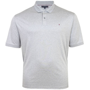 Tommy Hilfiger Plus Size Liquid Cotton Essential Polo Grey Heather