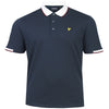 Lyle & Scott Plus Size Half Tipped Polo Dark Navy