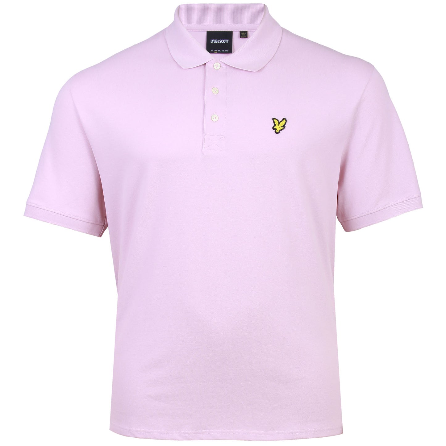 Lyle & Scott Plus Size Polo Shirt Pink Light