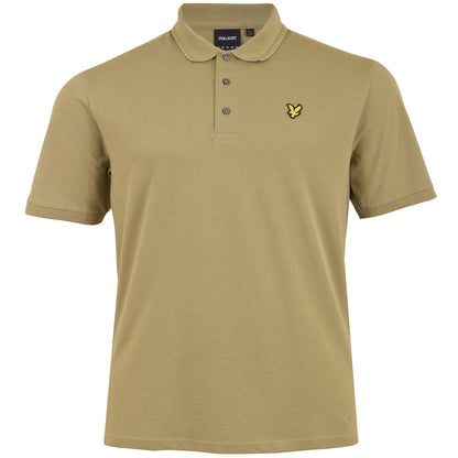 Plus Size Crest Tipped Polo Seaweed