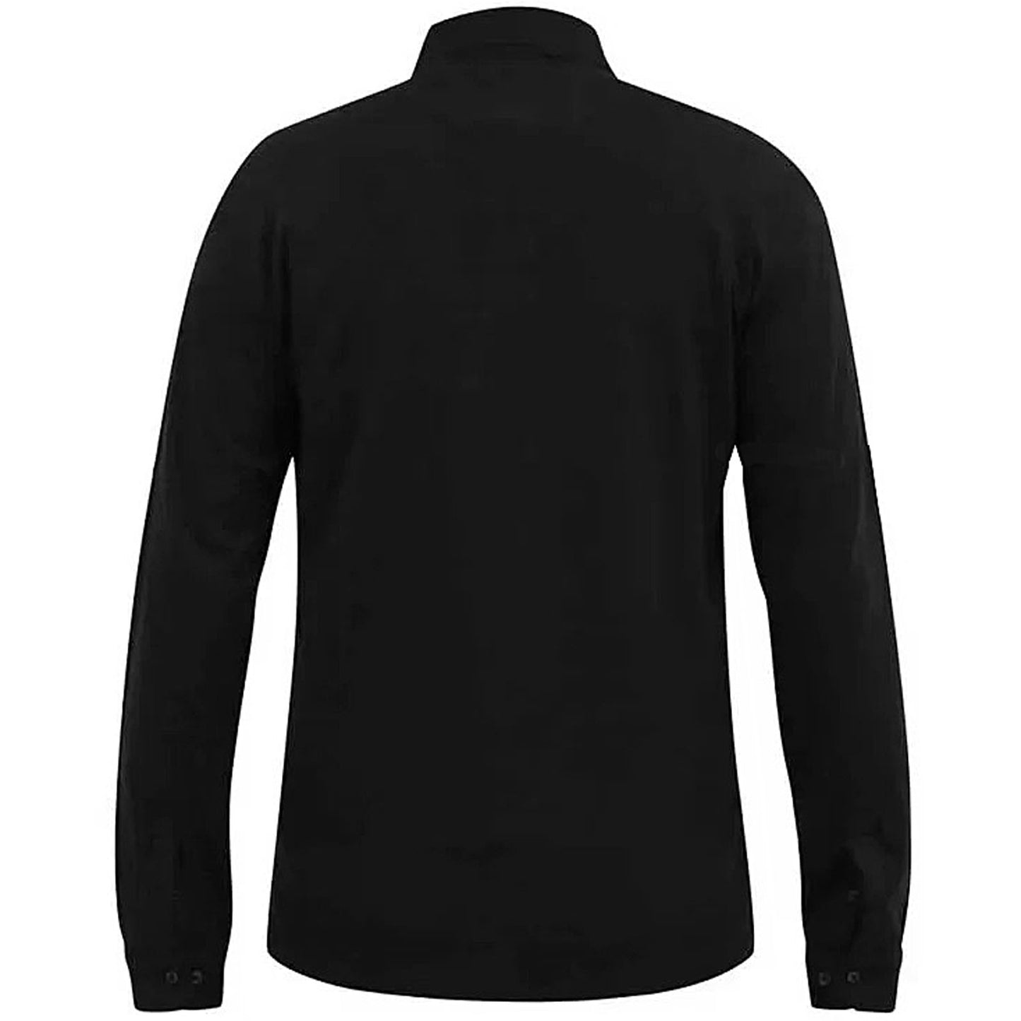 Plus Size Preston Jersey L/S Polo Black