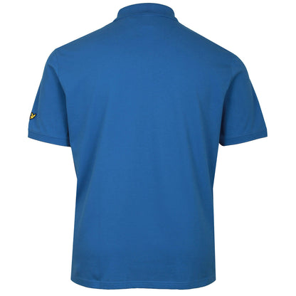 Plus Size Sp2006 Embroidered Polo Spring Blue