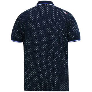 D555 Plus Size Oakley Aop Jersey Polo Navy