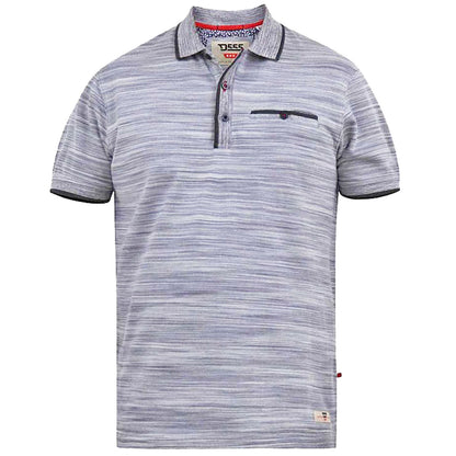 Plus Size Valour Pique Reno Polo Grey Reno