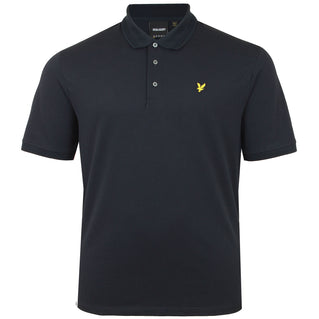 Lyle & Scott Plus Size Sp2002 Rally Tipped Polo Dark Navy