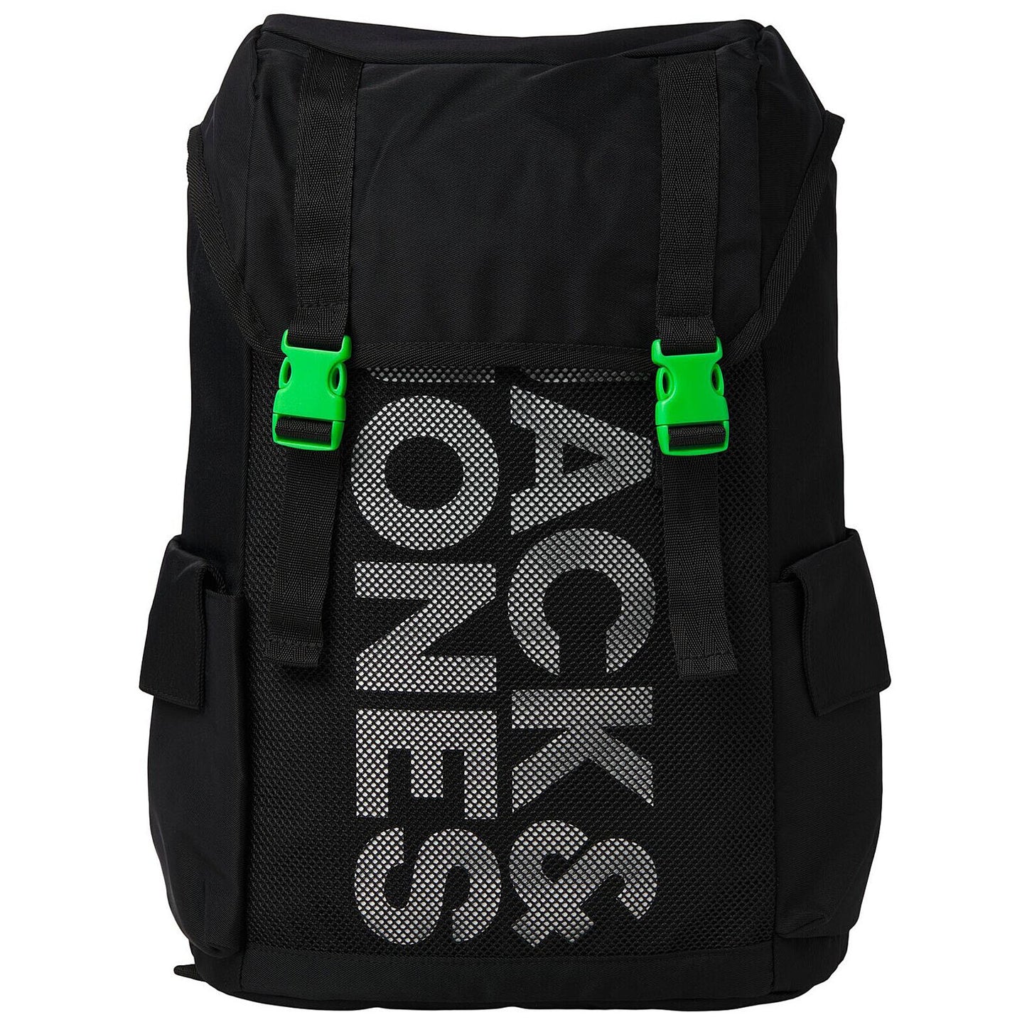 Jack & Jones Ashford Mesh Backpack Black/Island Green