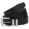 Plus Size Langsborough Double Metal Loop Fashion Belt Black