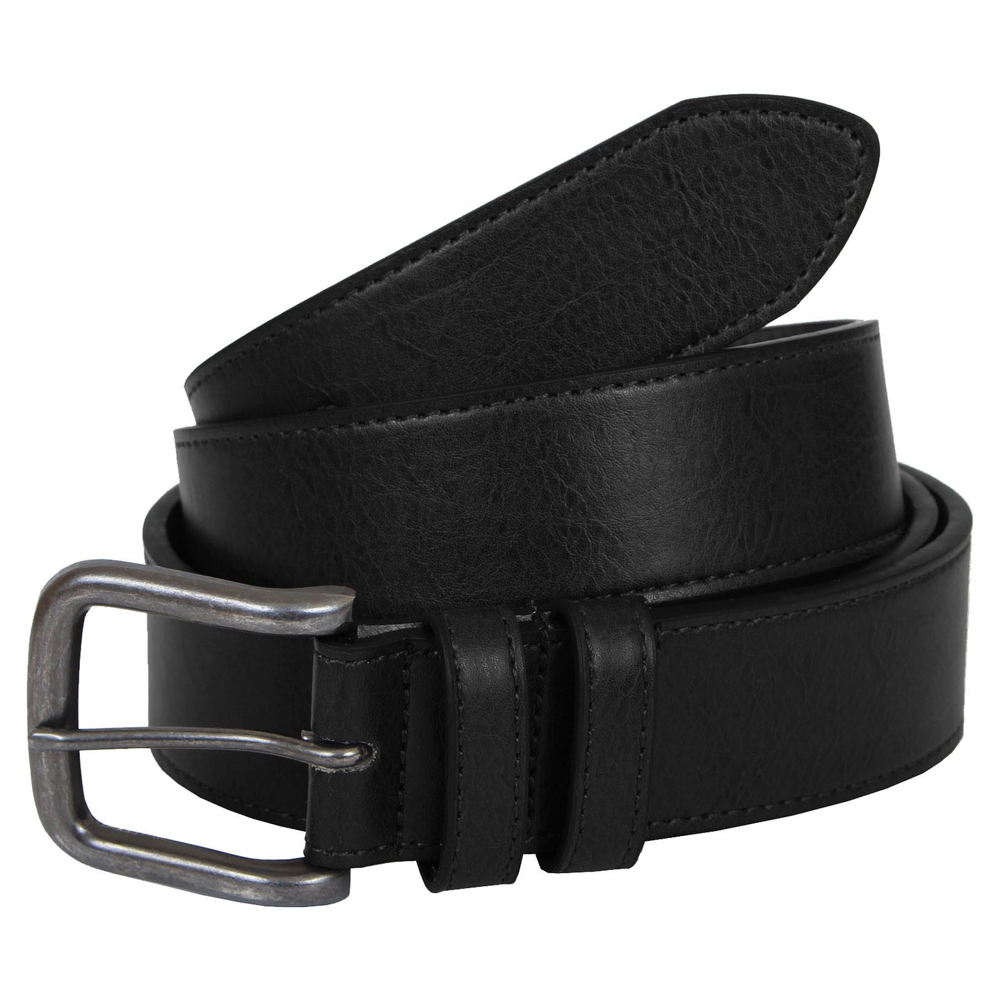 Plus Size Claridge Antique Buckle Jeans Belt Black