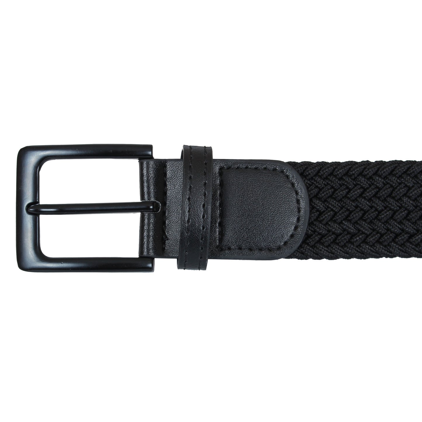 Plus Size Hilton Stretch Braided Belt Black