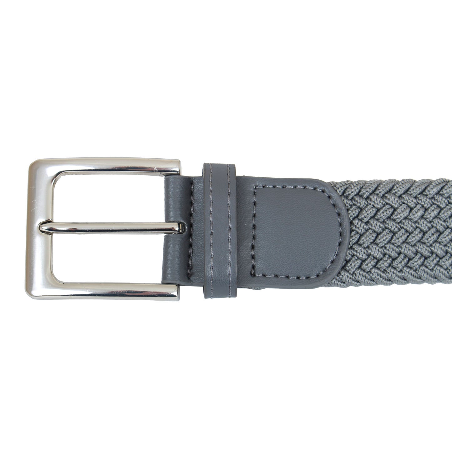 Plus Size Hilton Stretch Braided Belt Grey