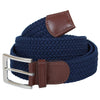 Plus Size Hilton Stretch Braided Belt Navy