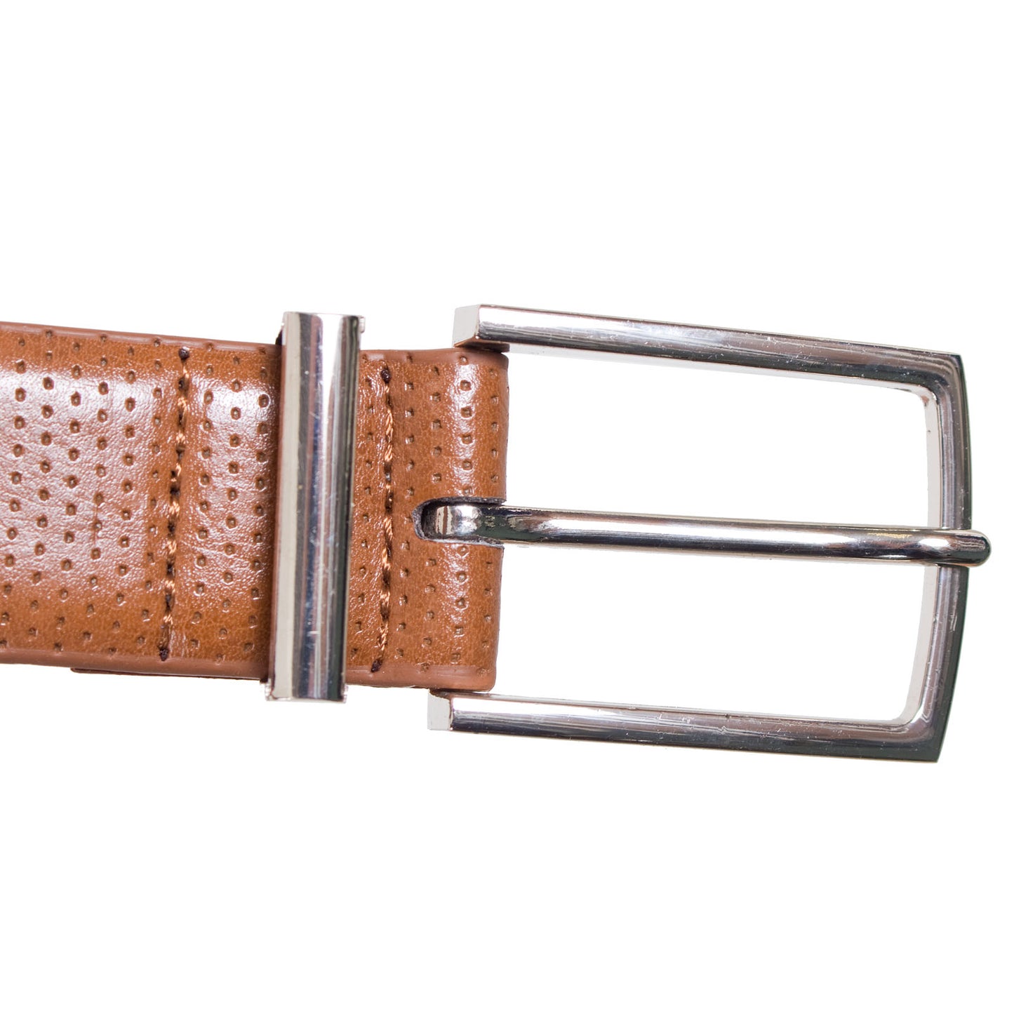 Plus Size 5024 Debossed Belt Tan