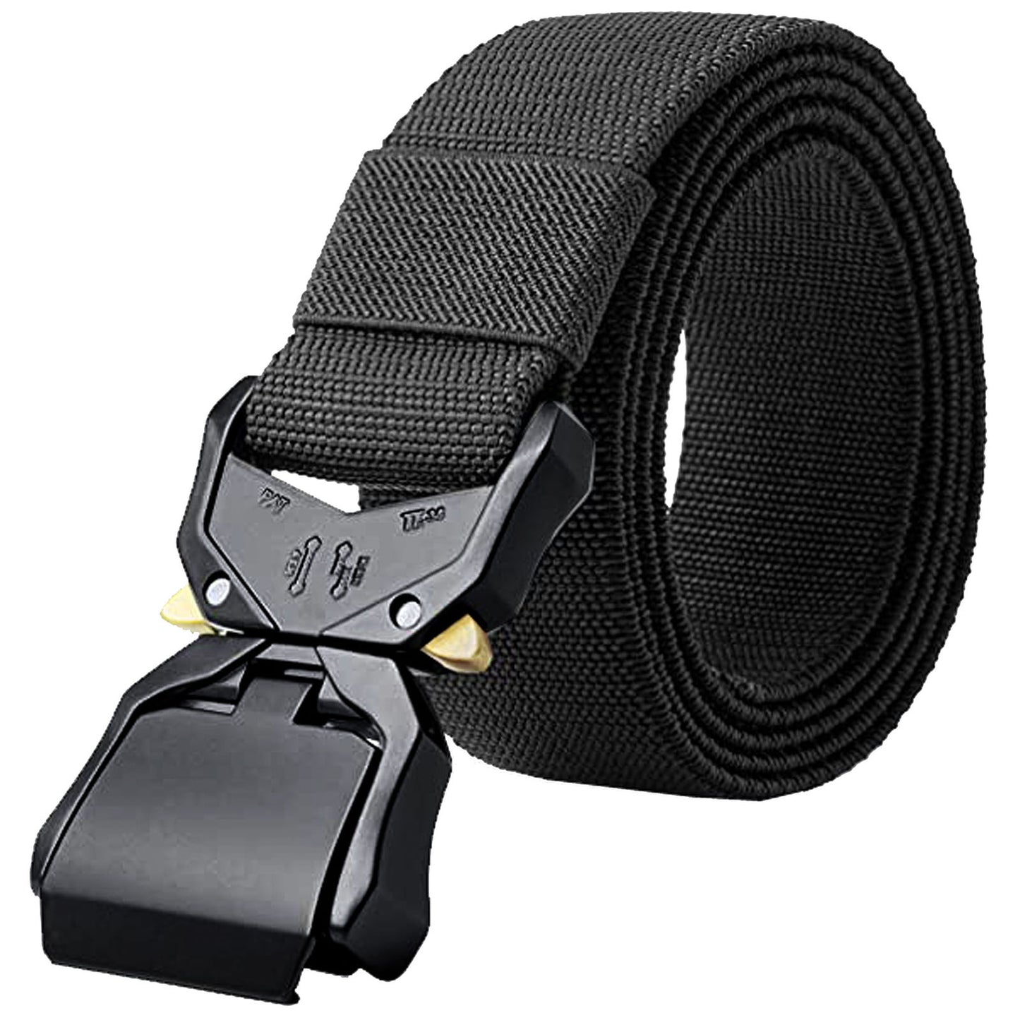 Plus Size Dale Tactical Stretch Webbing Belt Black