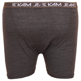 Kam Jeans Plus Size Kbs800 Button Fly Boxers 3-Pack Black/Navy/Charcoal