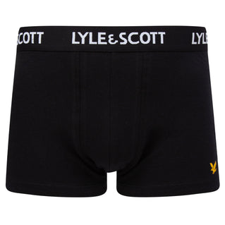 Lyle & Scott Plus Size Barclay Trunks 3-Pack Black/Grey/White