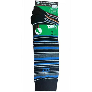 Roxton Luxury Striped 3-Pk Socks