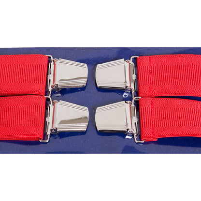 Eapollo Plain Braces Red