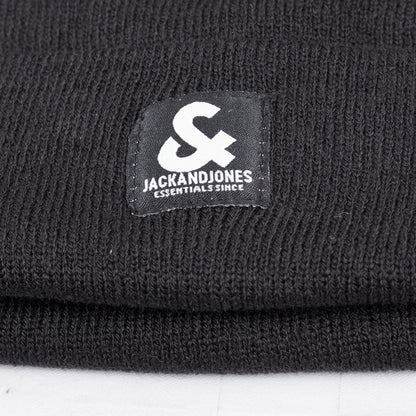 Jack & Jones Logo Beanie Black