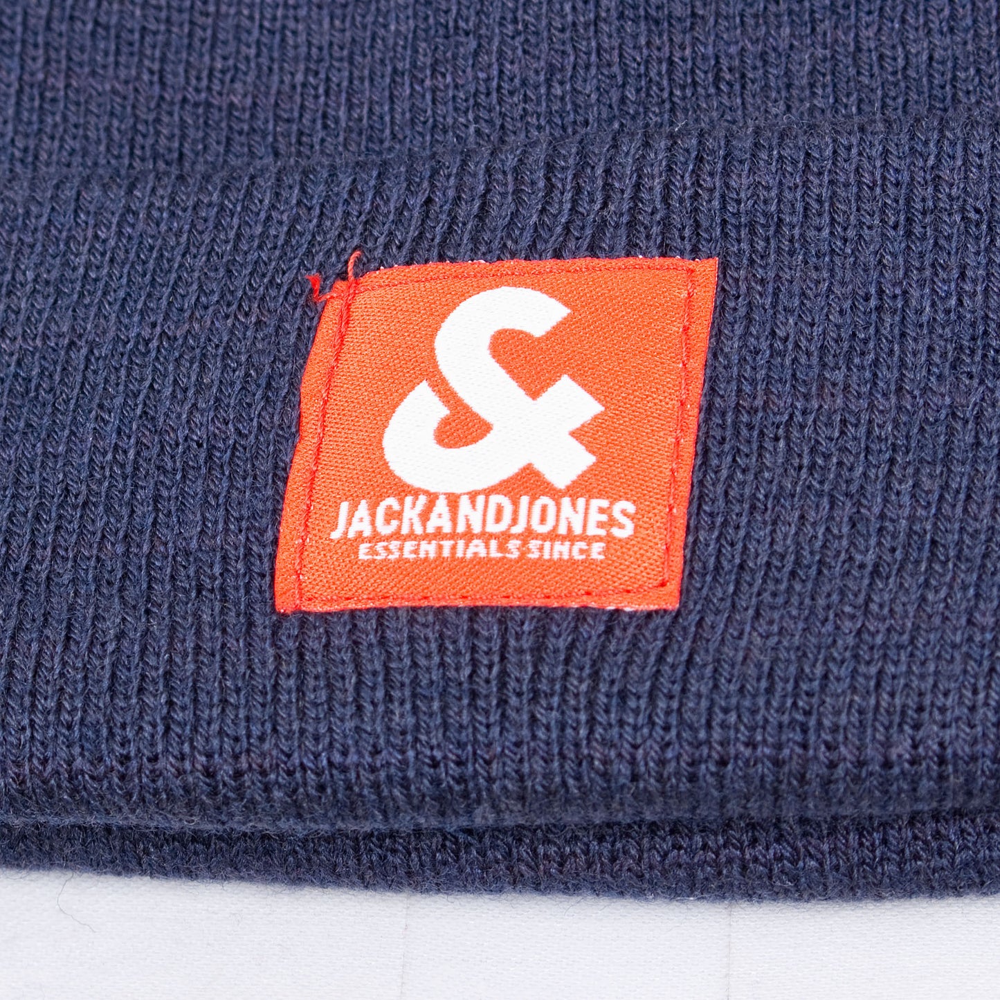 Jack & Jones Logo Beanie Navy Blazer