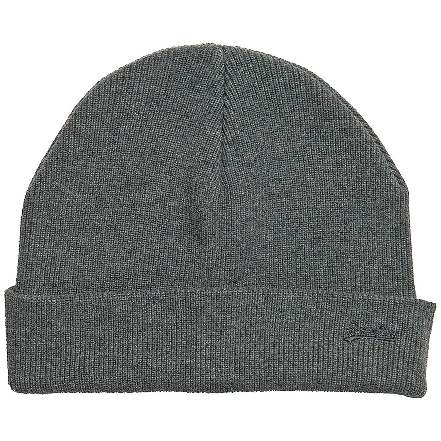 Knitted Logo Beanie Rich Charcoal Marl