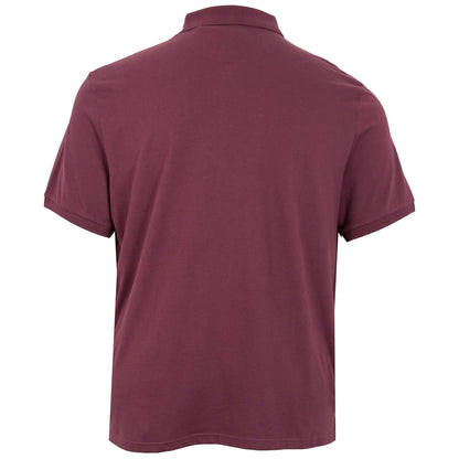 Lyle & Scott Plus Size Sp400 Plain Polo Weavers Claret